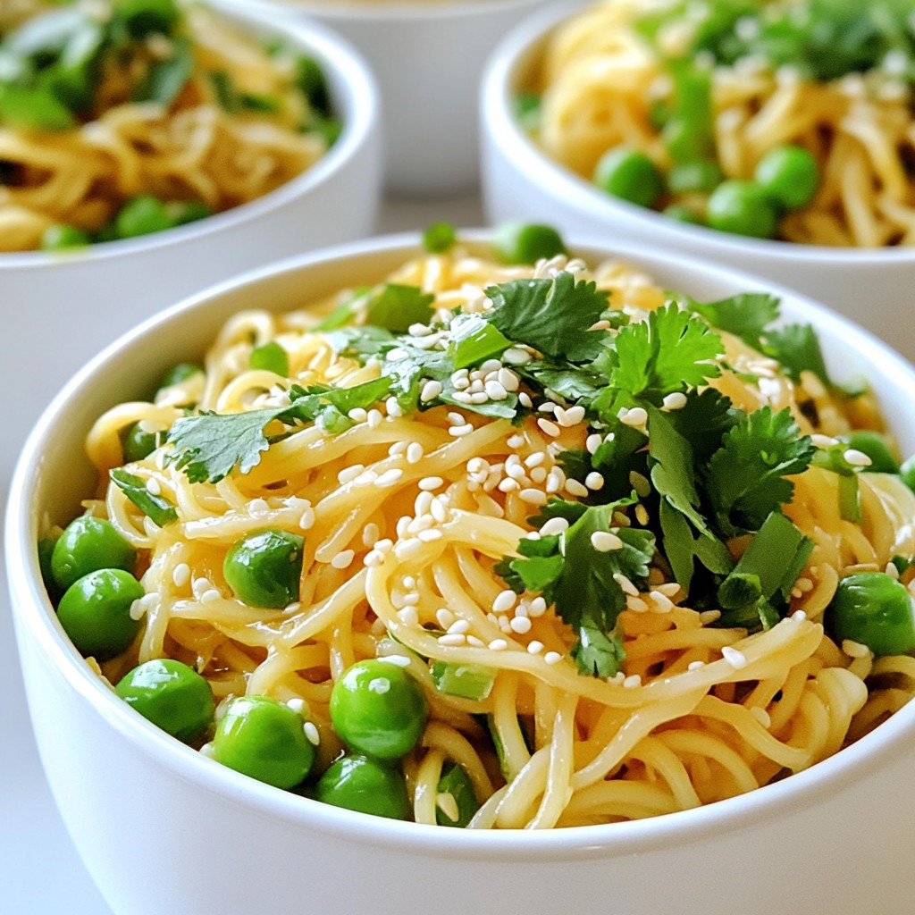 Savory Sesame Garlic Noodle Bowls Quick and Easy Recipe