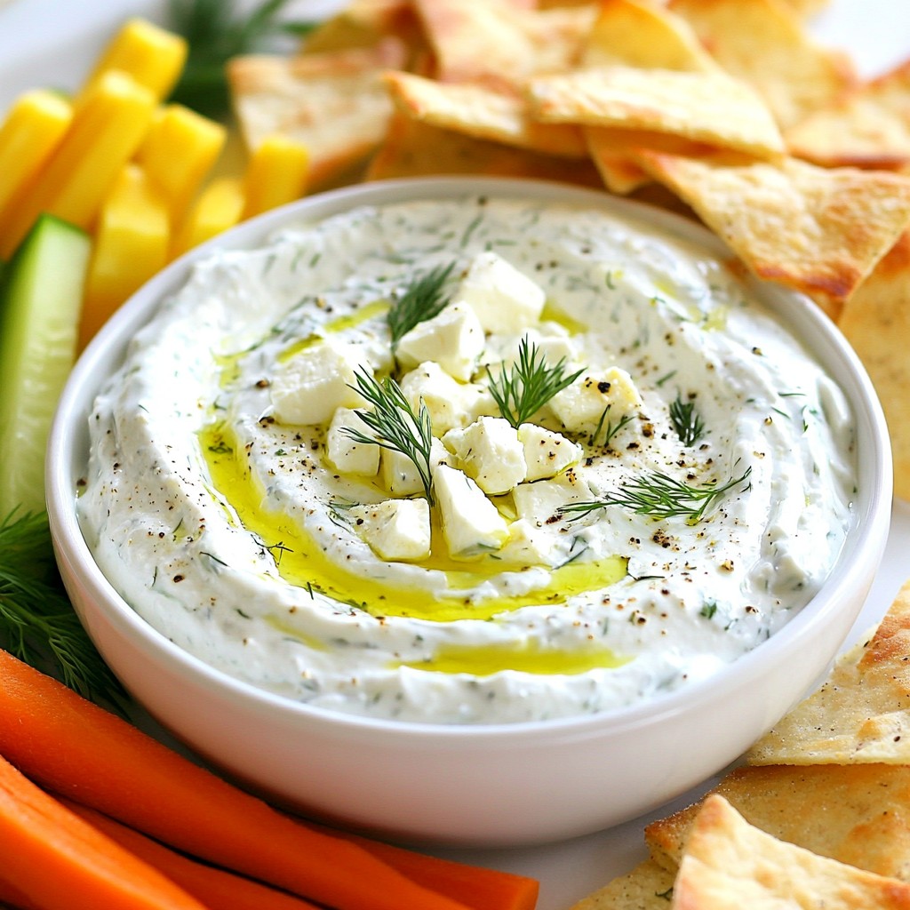 Garlic Herb Feta Dip Easy and Flavorful Delight