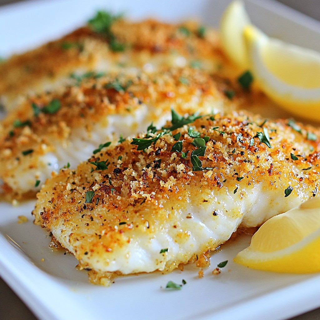 Herb-Crusted Weeknight Dinner Tilapia Fillets Delight