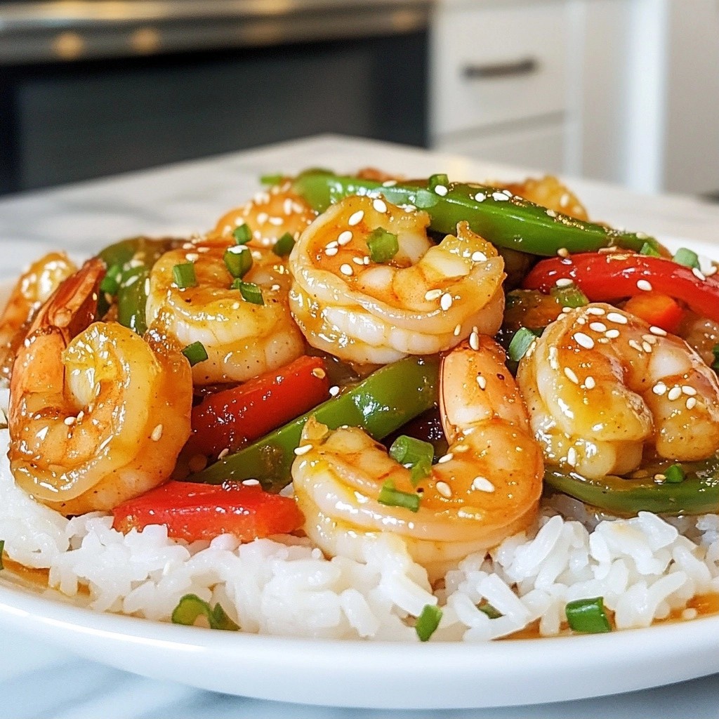 Quick Weeknight Meal Teriyaki Glazed Shrimp Delight