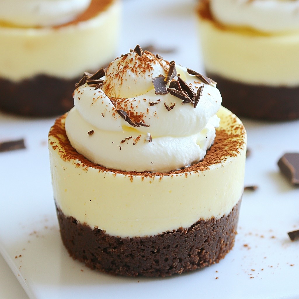 No-Bake Chocolate Cheesecake Cups Delightful Treat