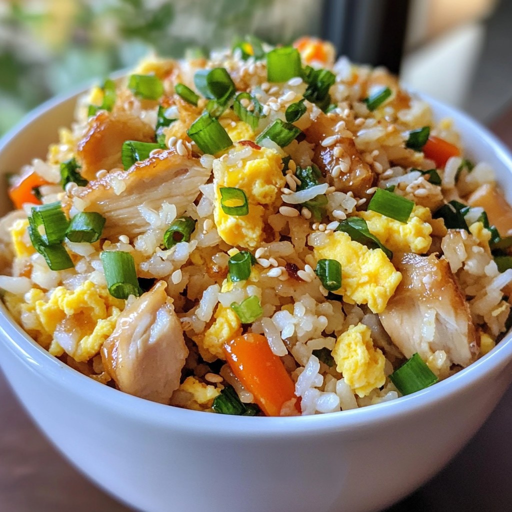 Teriyaki Chicken Fried Rice Quick and Flavorful Meal