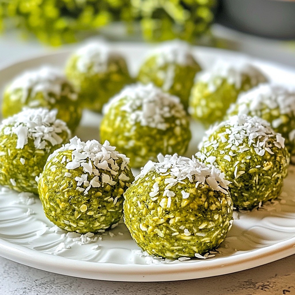Matcha Coconut Energy Bites Simple Healthy Snack