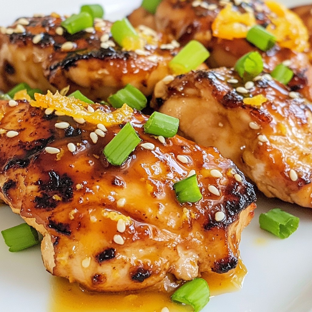 Orange Glazed Chicken Flavorful and Simple Recipe
