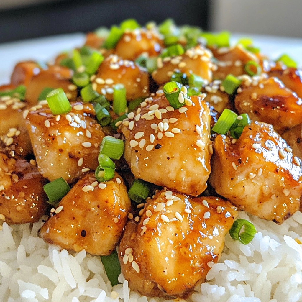 Quick Weeknight Dinner Garlic Sesame Chicken Recipe