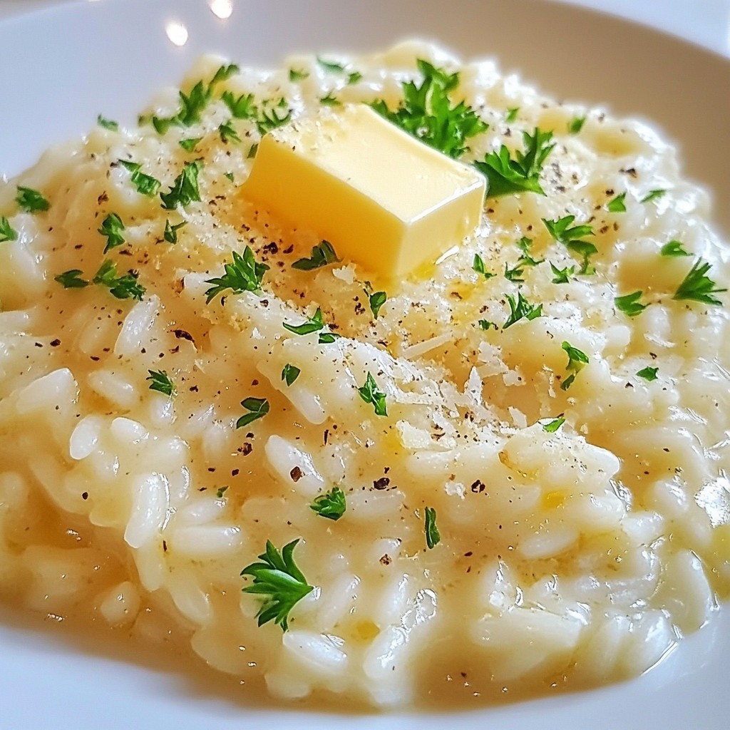 Creamy Garlic Parmesan Risotto Delightfully Simple Dish