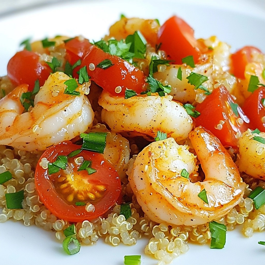 Flavorful Easy Weeknight Cajun Shrimp and Quinoa Dish