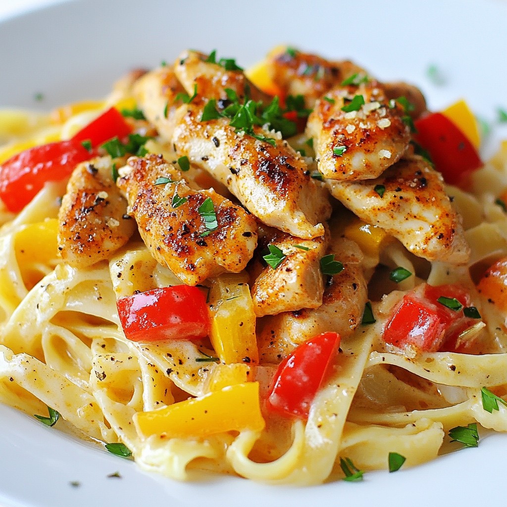 Creamy Cajun Chicken Pasta Tasty Dinner Delight