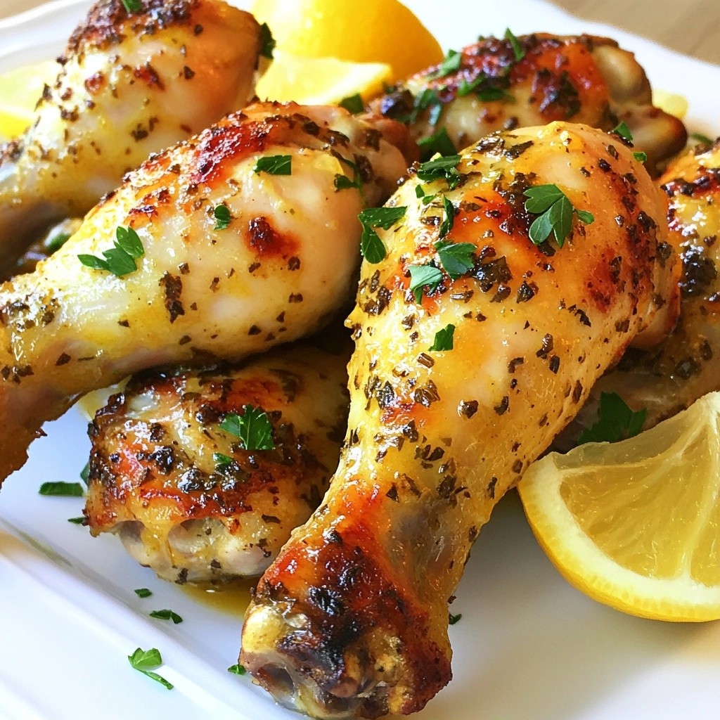 Zesty Quick Weeknight Lemon Pepper Chicken Drumsticks