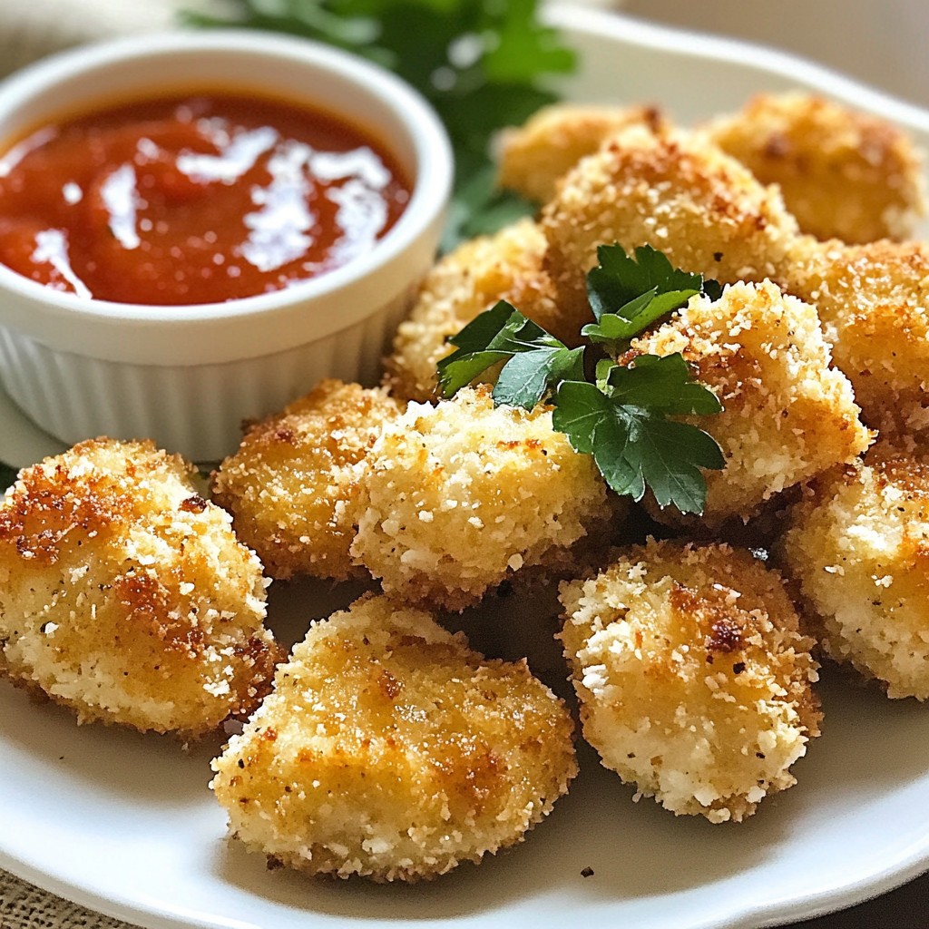 Baked Parmesan Chicken Nuggets Crispy and Tasty Snack