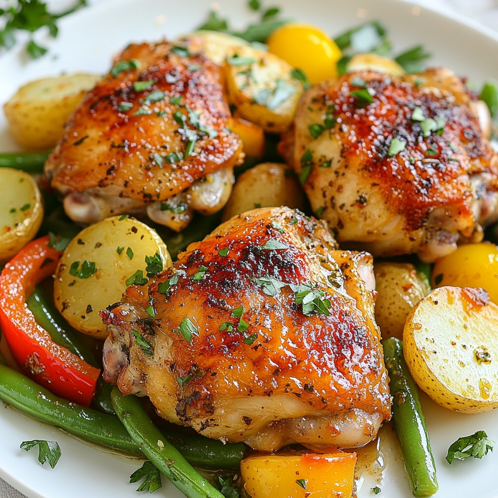 Sheet Pan Lemon Garlic Chicken Flavorful and Simple