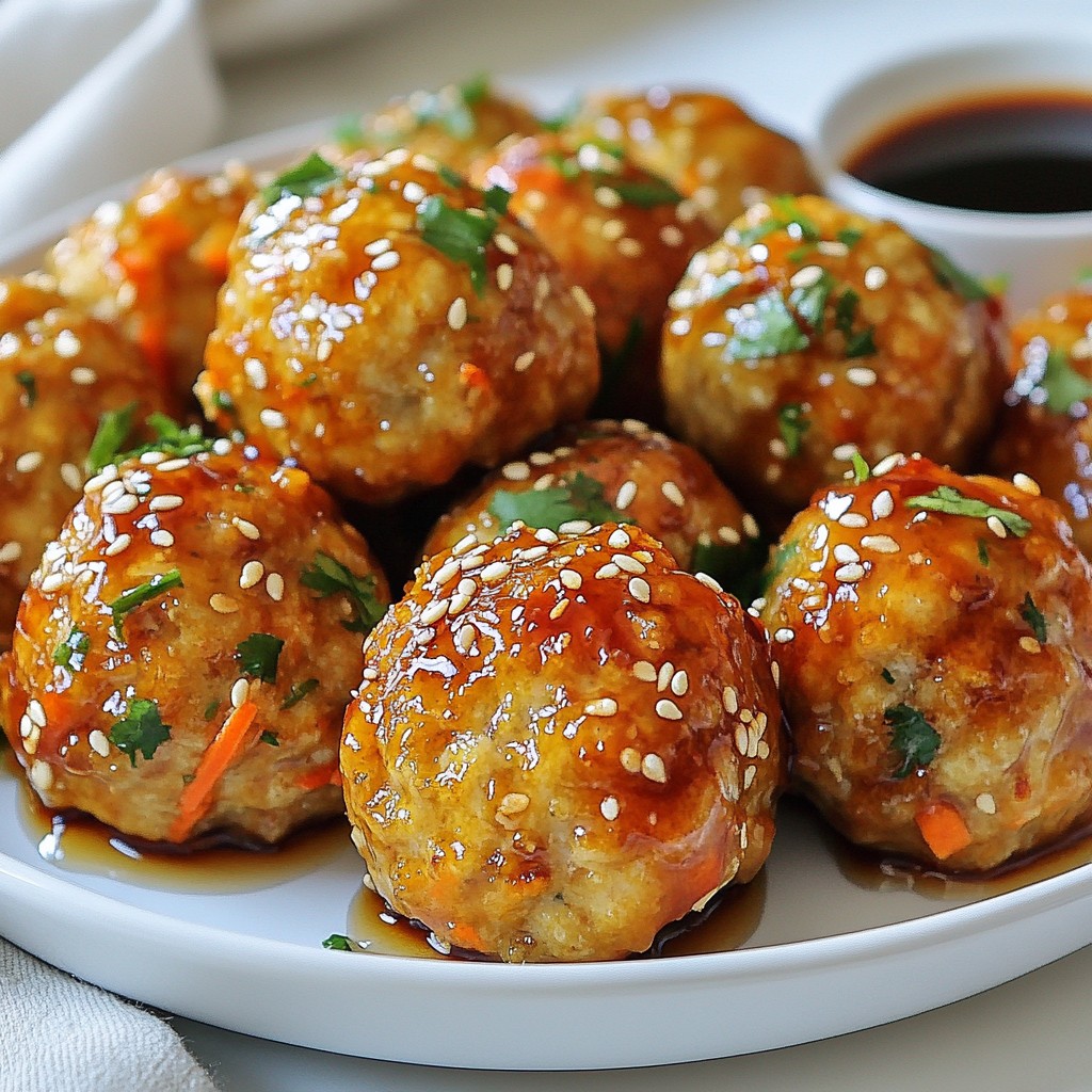 Flavorful Simple Dinner Teriyaki Turkey Meatballs