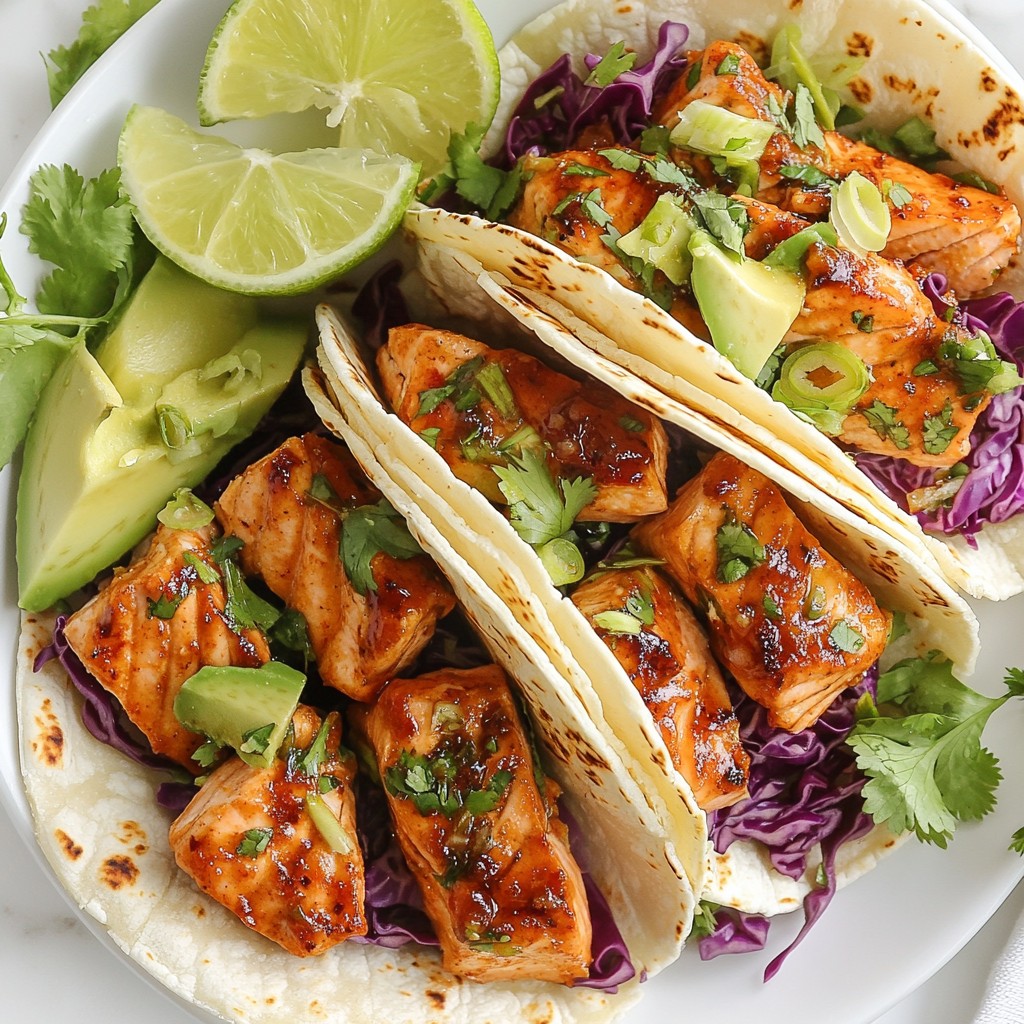 Sweet Chili Salmon Tacos Flavorful Night Delight