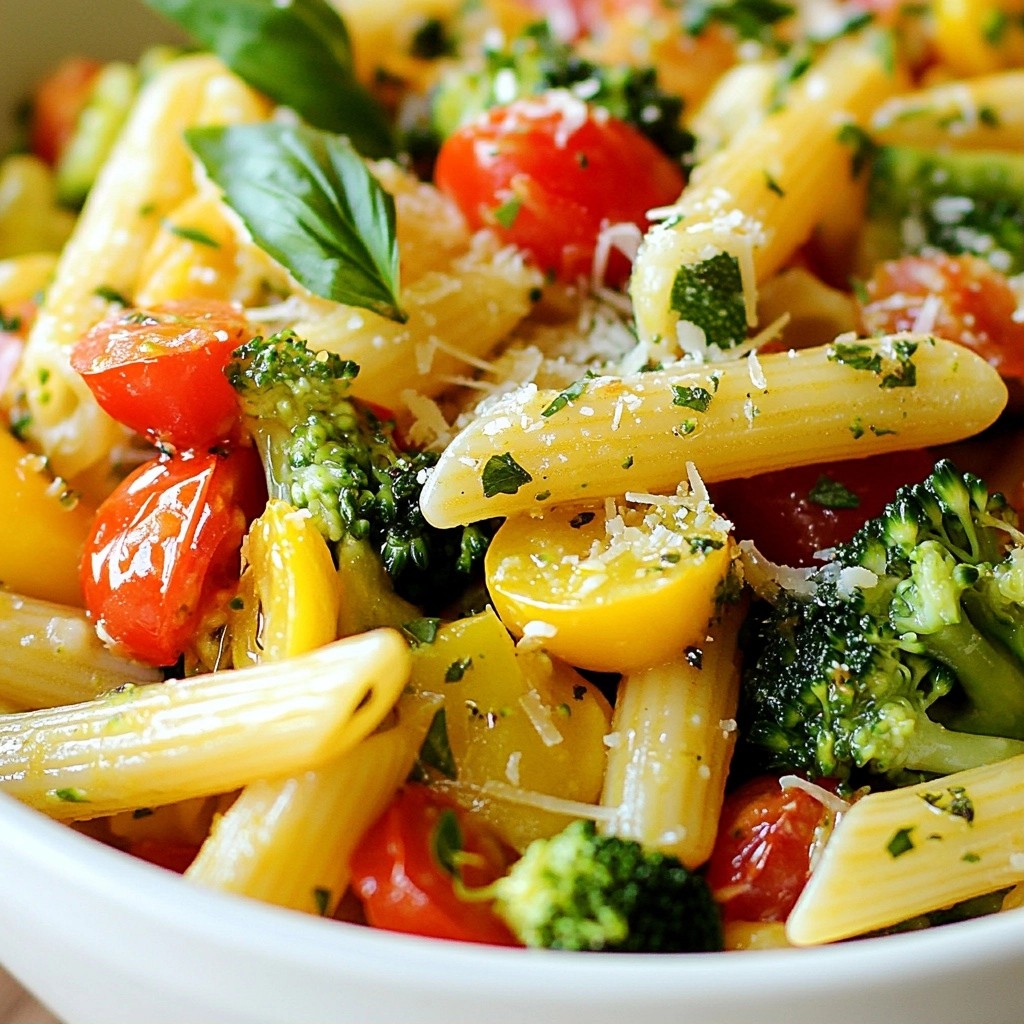 Simple Weeknight Dinner Veggie Pasta Primavera Recipe
