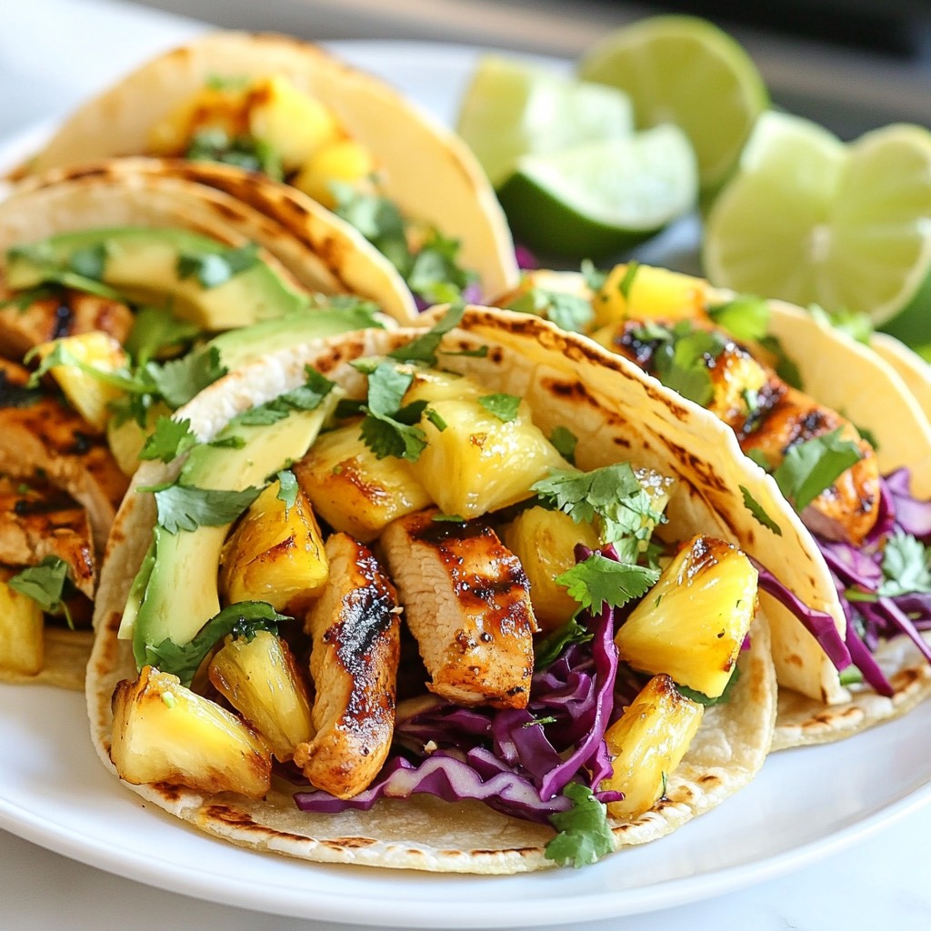 Grilled Pineapple Chicken Tacos Easy and Flavorful Meal