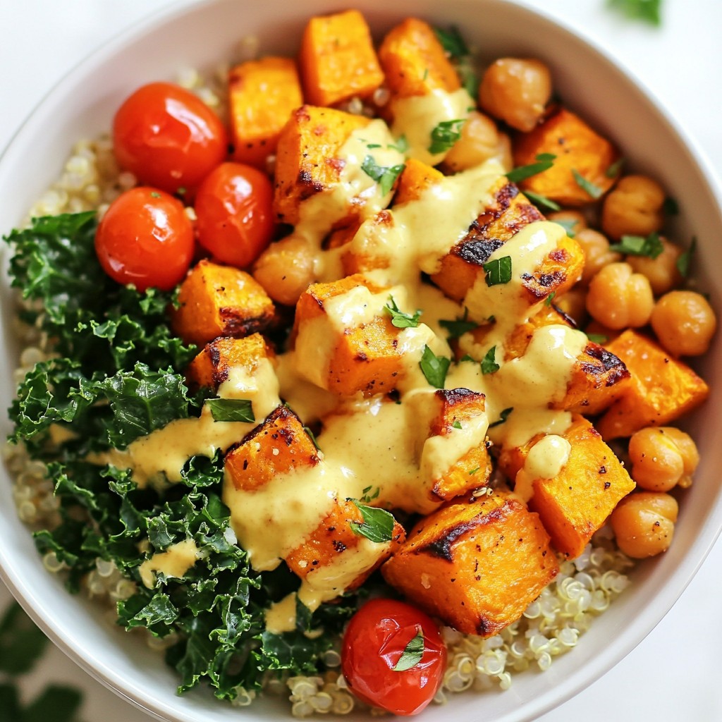 Sweet Potato Chickpea Buddha Bowl Nourishing Recipe