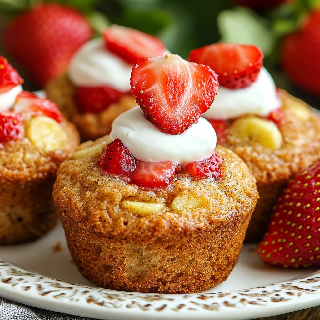 Strawberry Banana Oat Muffins Tasty and Healthy Treat