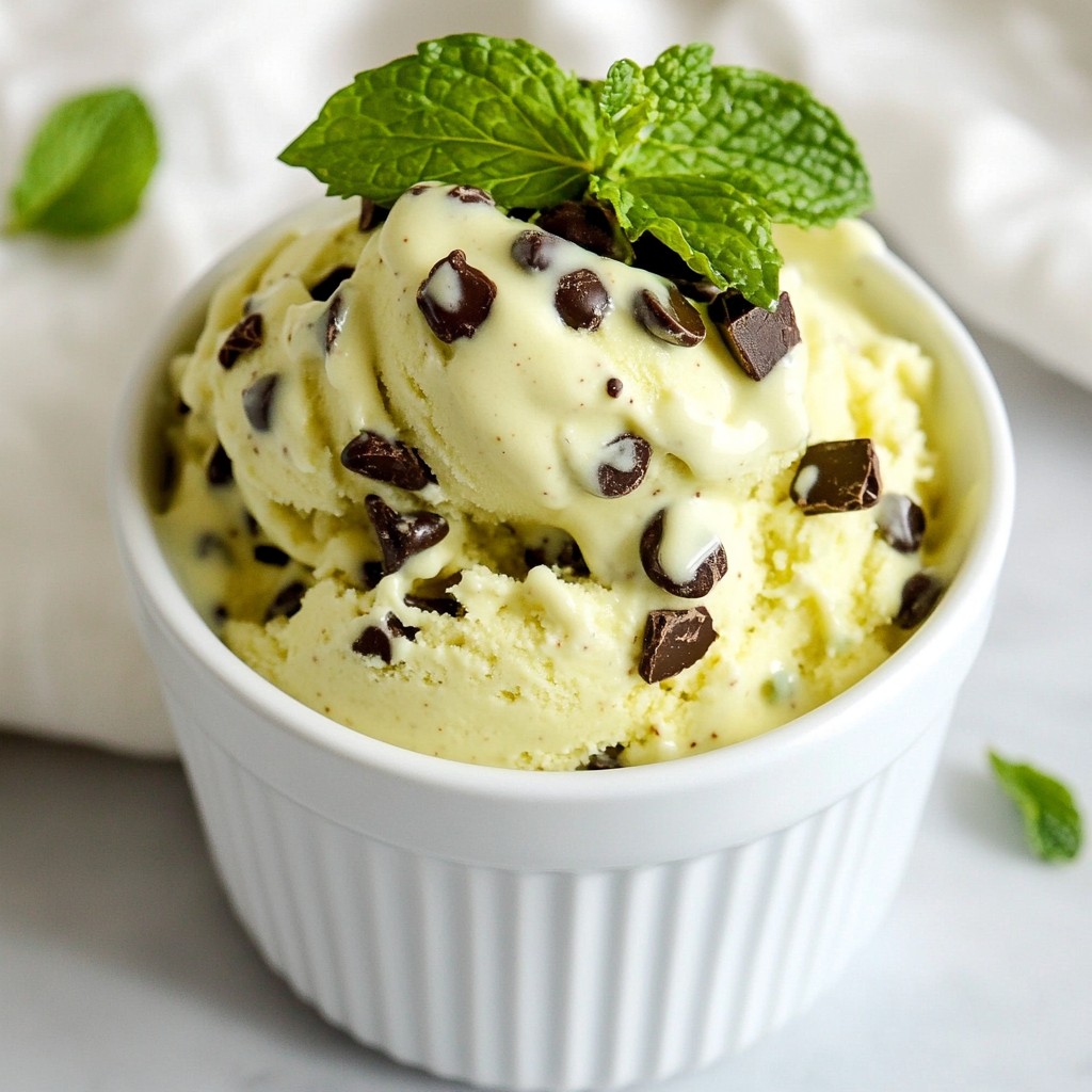 Mint Chocolate Chip Nice Cream Delightfully Simple Treat
