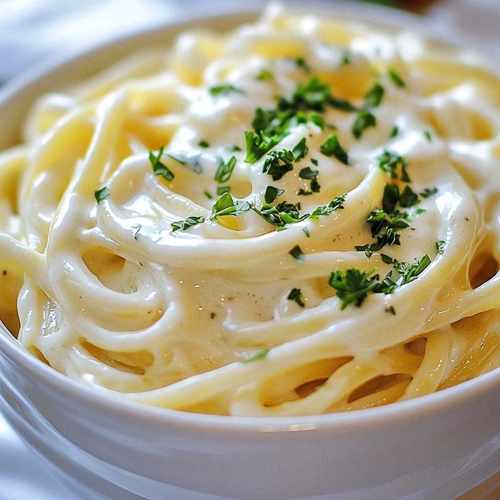Vegan Alfredo Pasta Creamy and Flavorful Dish