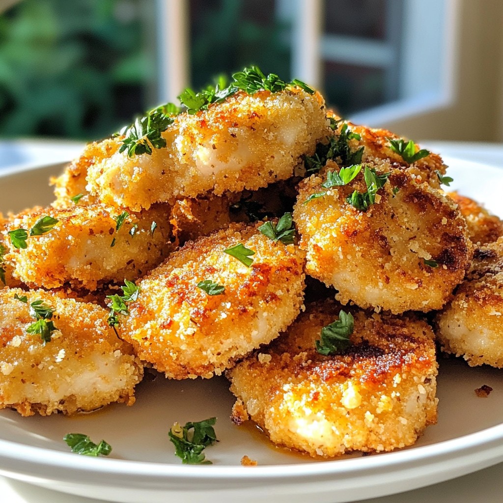 Baked Garlic Herb Chicken Nuggets Flavorful Delight