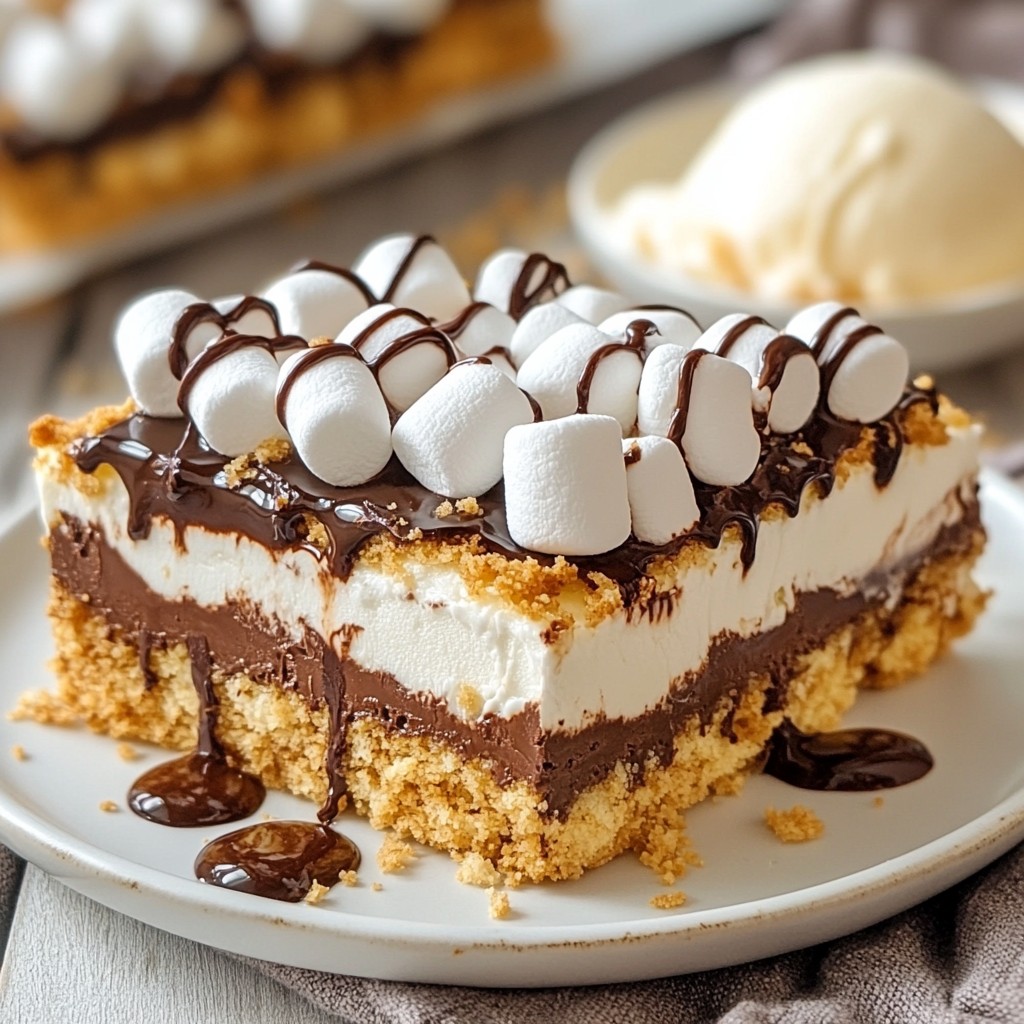 Chocolate Chip S’mores Bars Irresistible Dessert Recipe