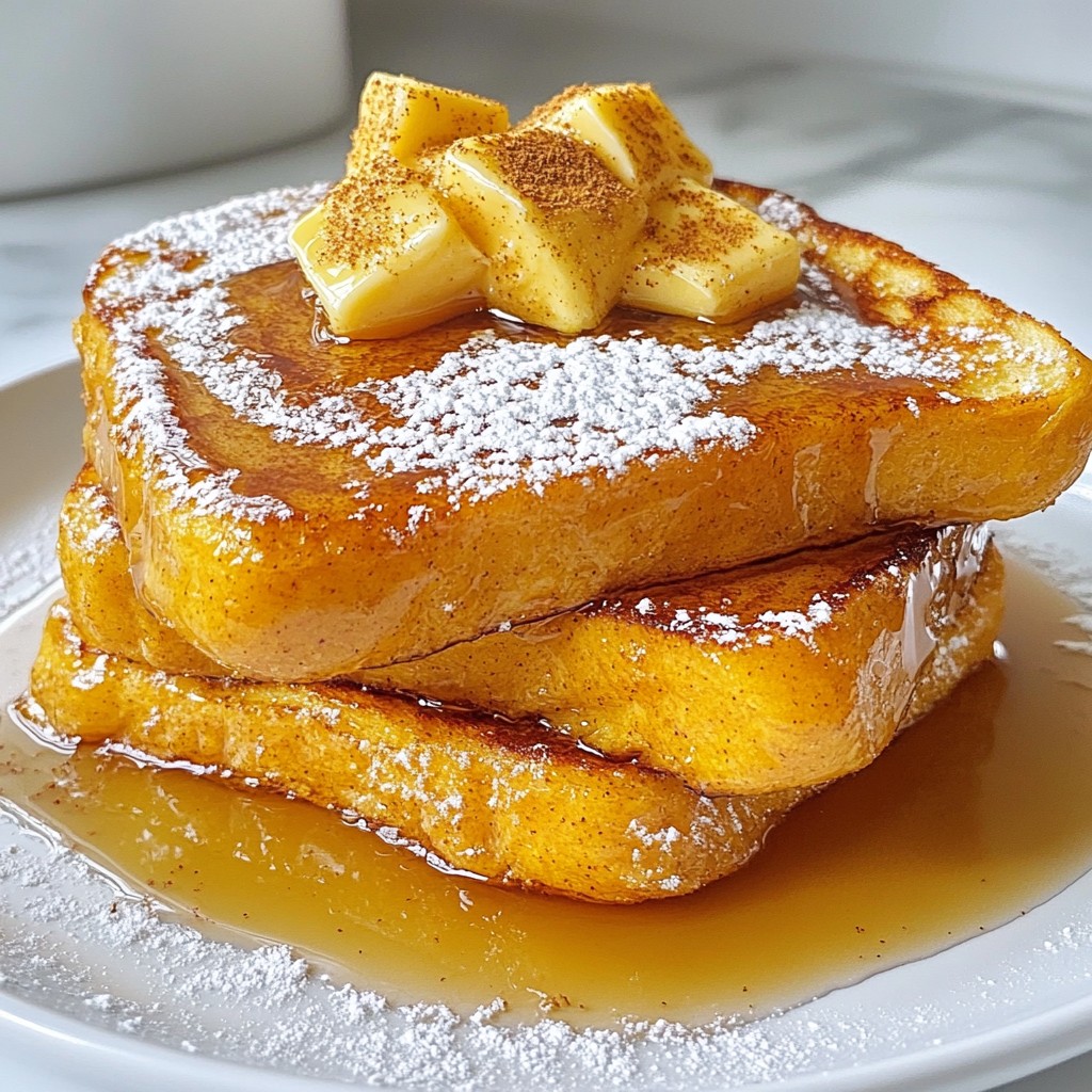 Pumpkin Spice French Toast Delightful and Cozy Dish