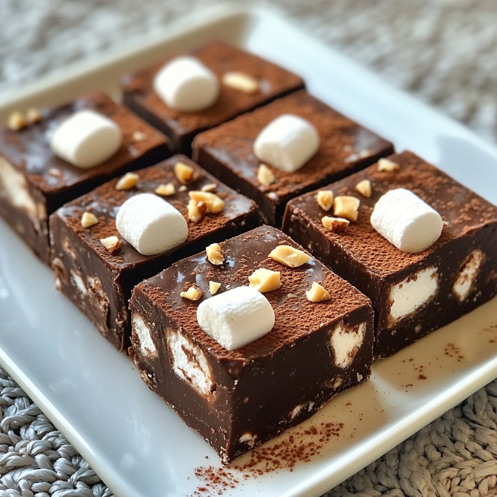 Chocolate Marshmallow Fudge Irresistible Sweet Treat