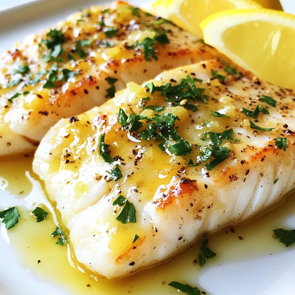 Lemon Garlic Butter Cod Flavorful and Easy Recipe