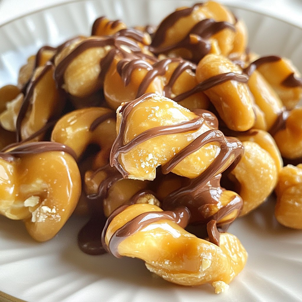 Caramel Cashew Clusters Tasty and Easy Treat Recipe