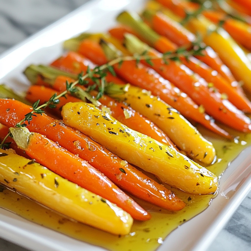 Honey Garlic Roasted Carrots Simple and Flavorful Dish