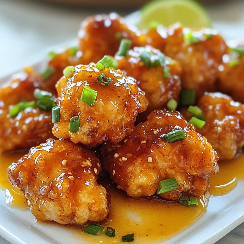 Thai Sweet Chili Chicken Bites Crispy and Tasty Snack