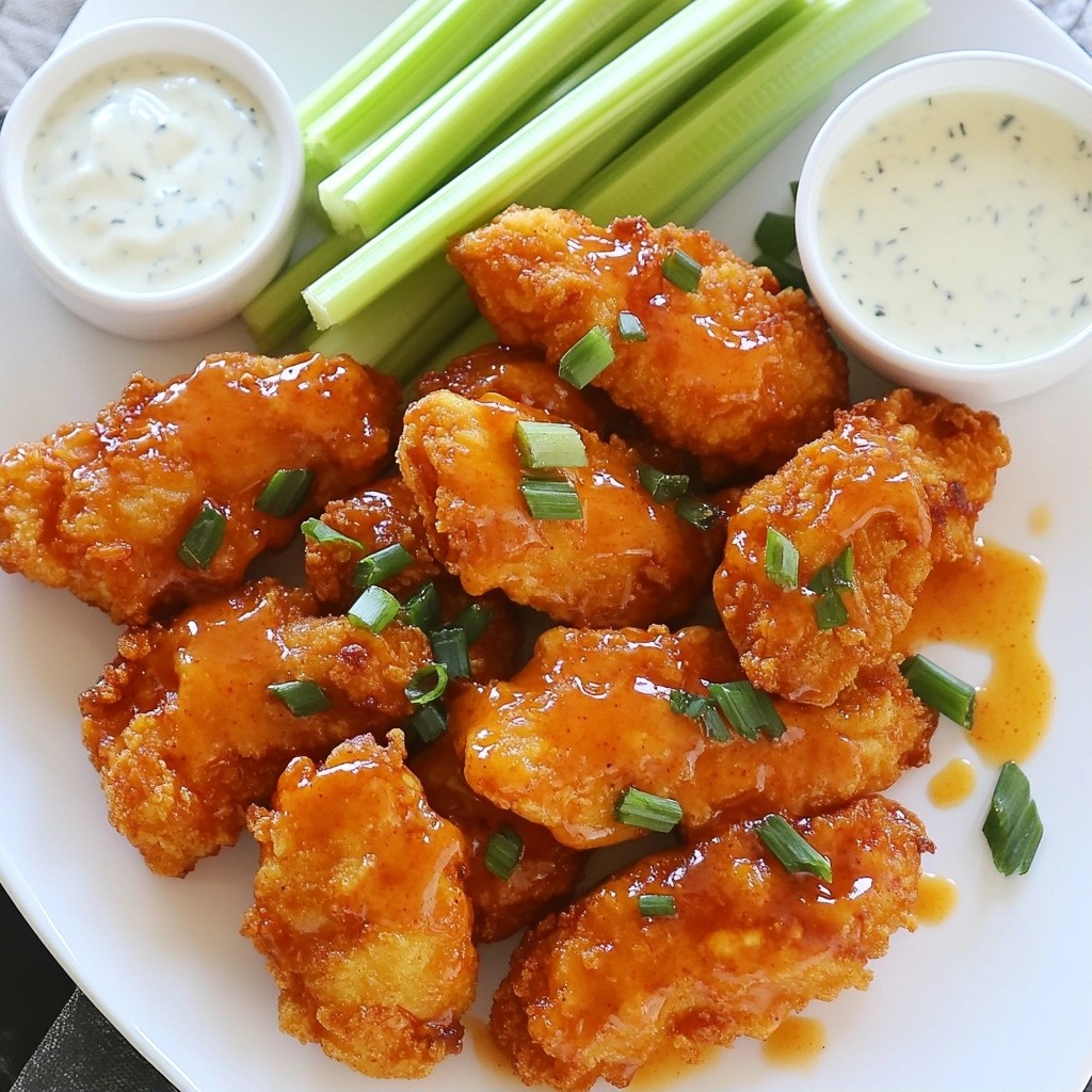 Crispy weeknight dinner Buffalo Chicken Tenders Delight