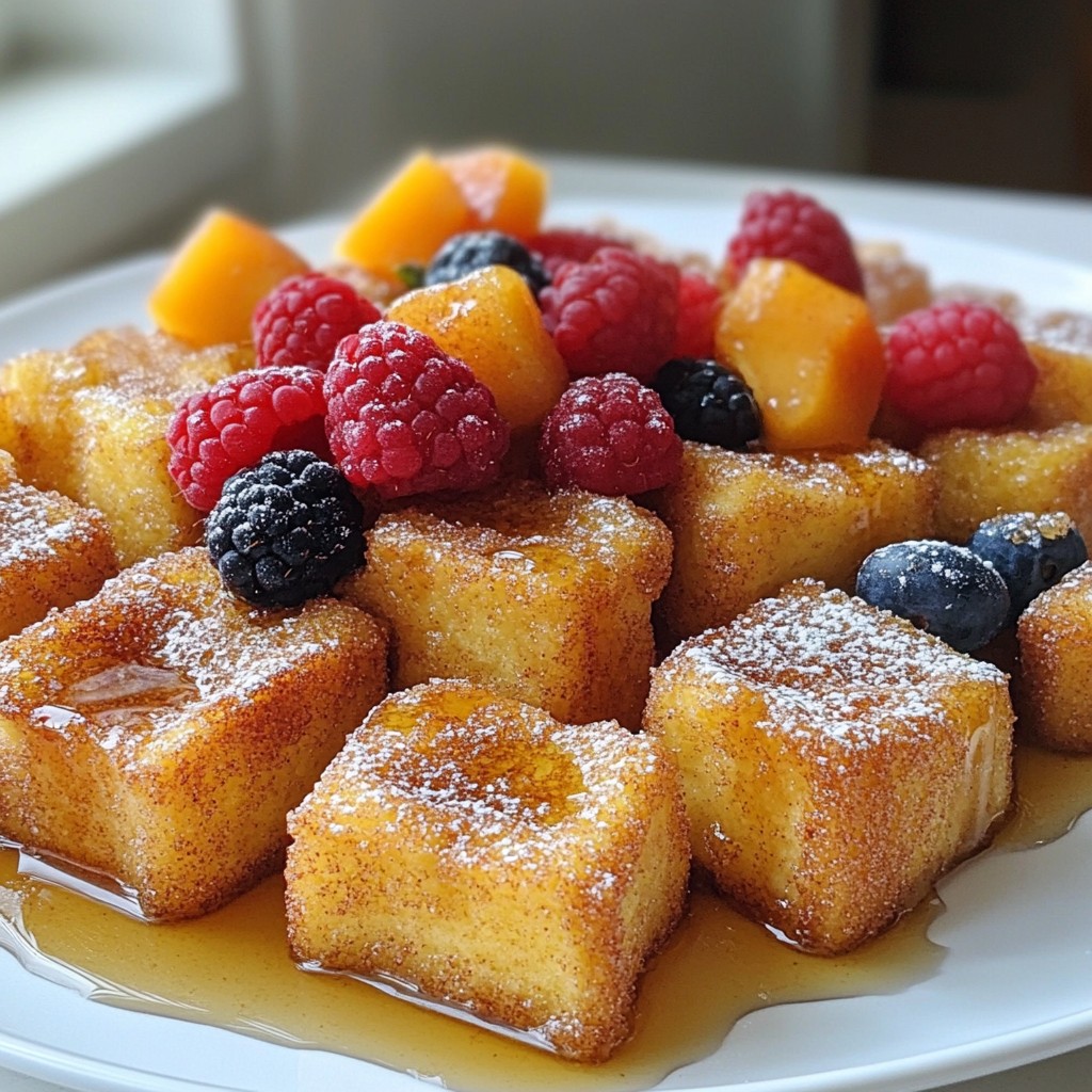 Cinnamon Sugar French Toast Bites Quick and Easy Recipe