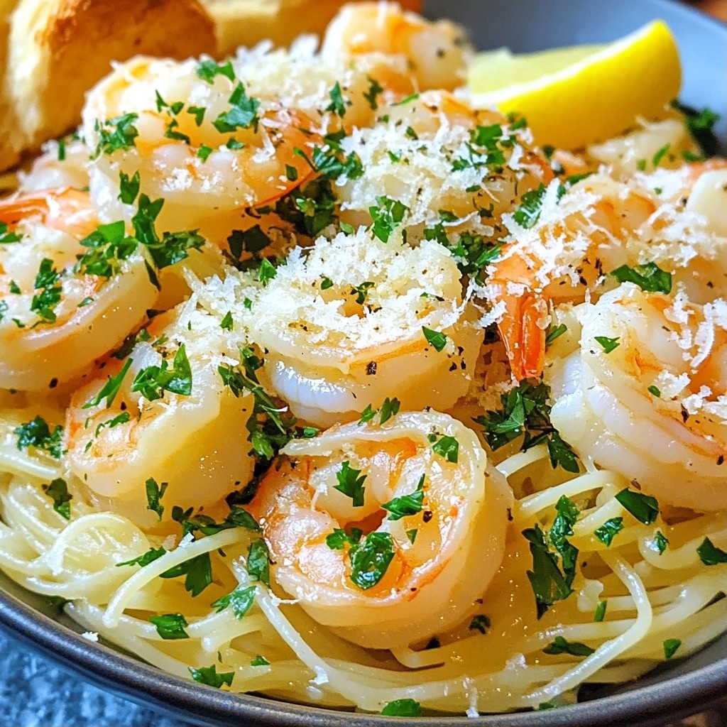 Flavorful Weeknight Meal Garlic Parmesan Shrimp Dish