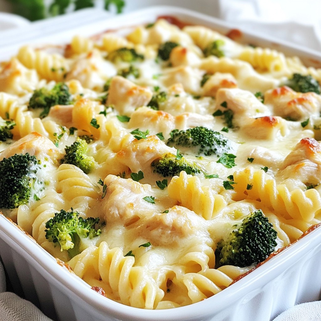 Creamy Weeknight Dinner Chicken Alfredo Bake Recipe