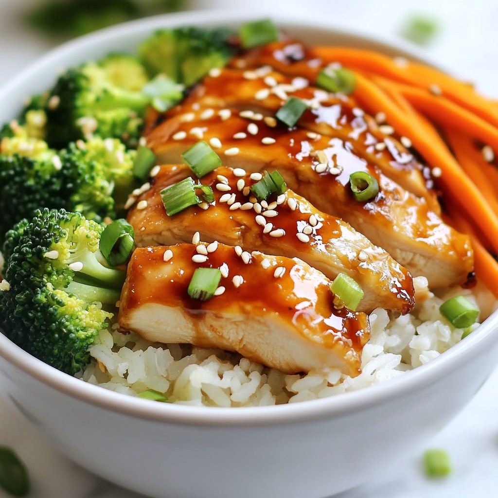 Teriyaki Chicken Rice Bowls Flavorful Dinner Delight