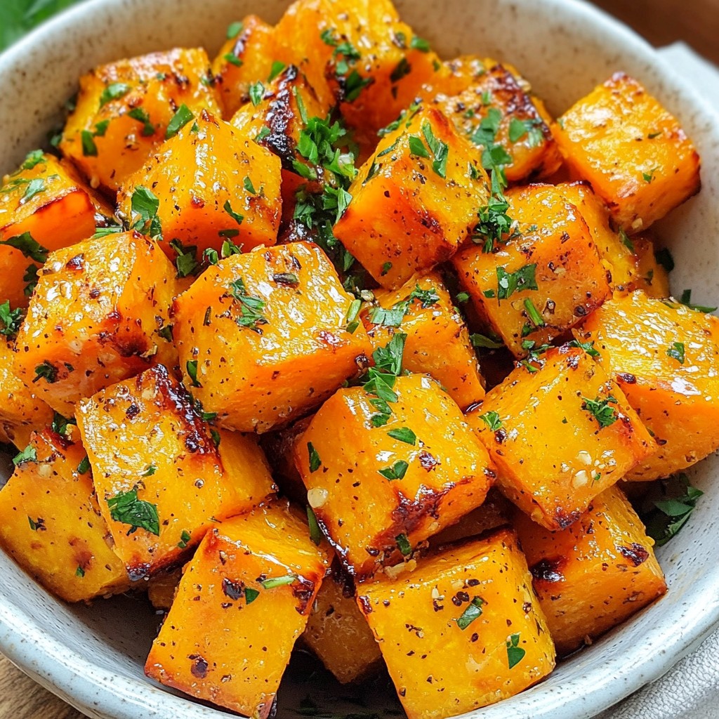 Garlic Herb Roasted Sweet Potatoes Delightful Side Dish