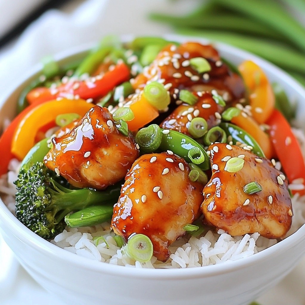 Quick Weeknight Honey Sriracha Chicken Stir-Fry Delight