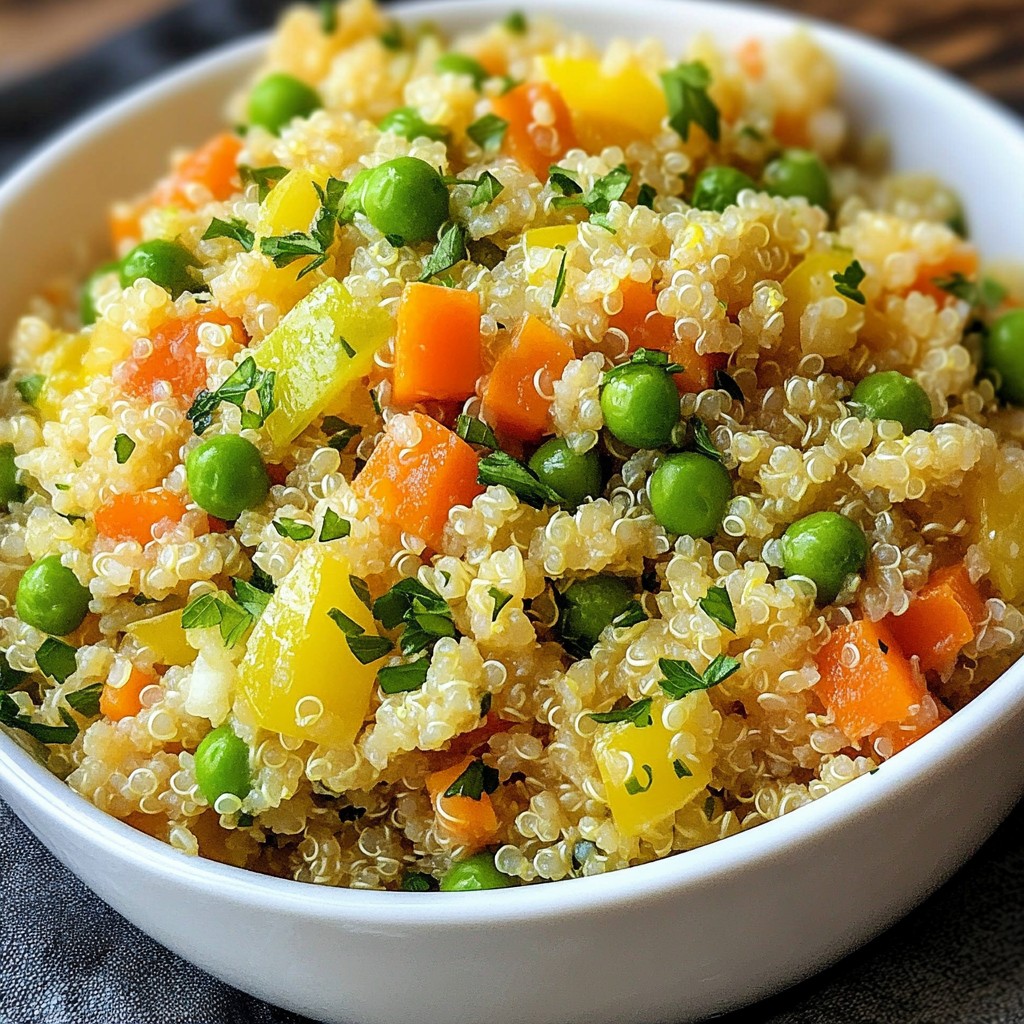 Lemon Herb Quinoa Pilaf Fresh and Flavorful Side