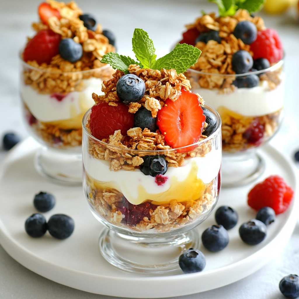 Greek Yogurt Berry Parfaits Simple and Tasty Treat