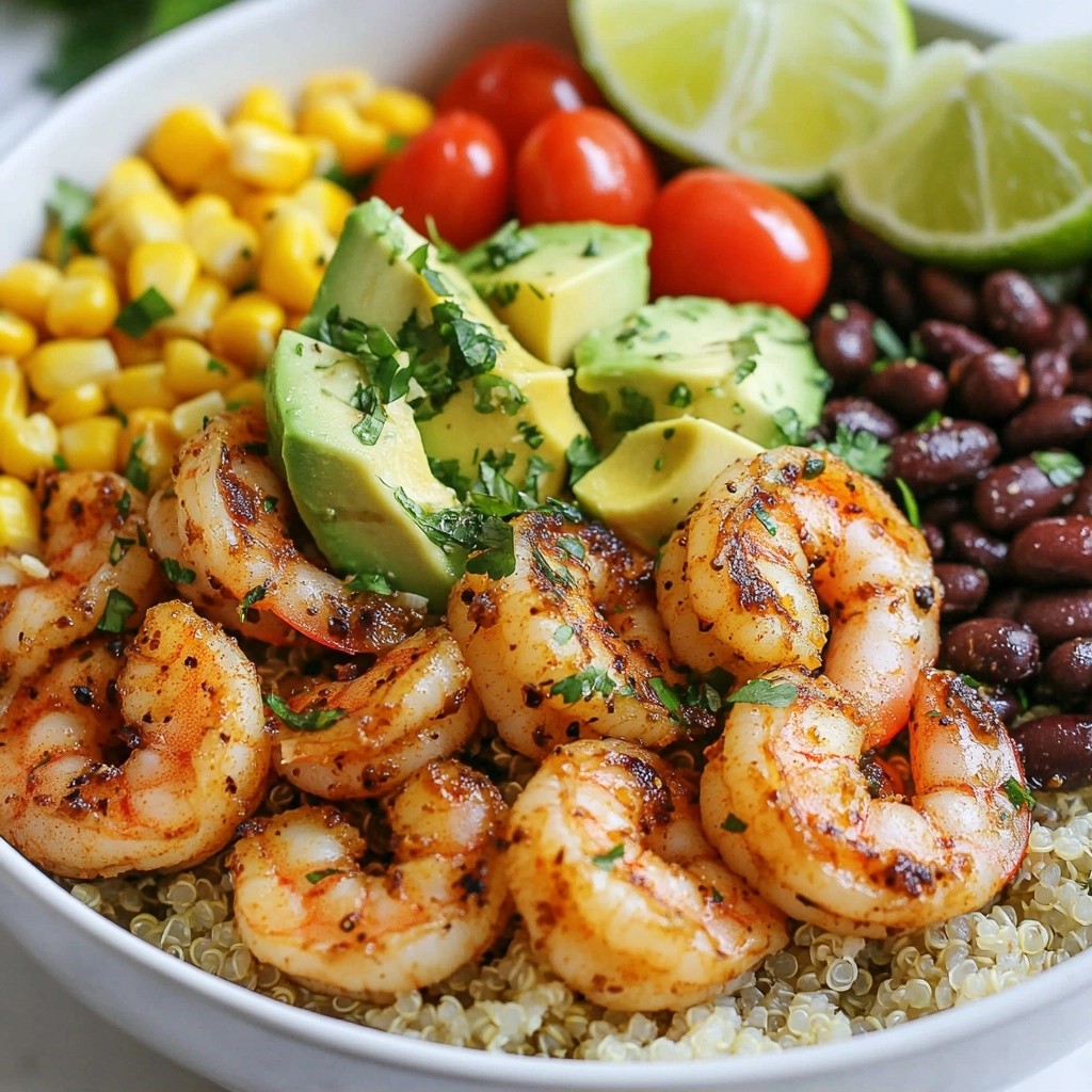 Quick Weeknight Dinner Chili Lime Shrimp Bowl Delight