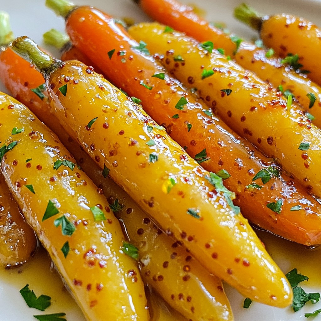 Honey Mustard Glazed Carrots Delightful and Easy Side