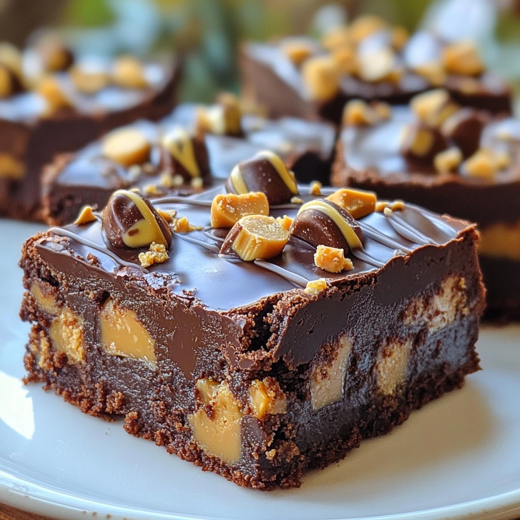 Peanut Butter Cup Brownies Irresistible Dessert Recipe