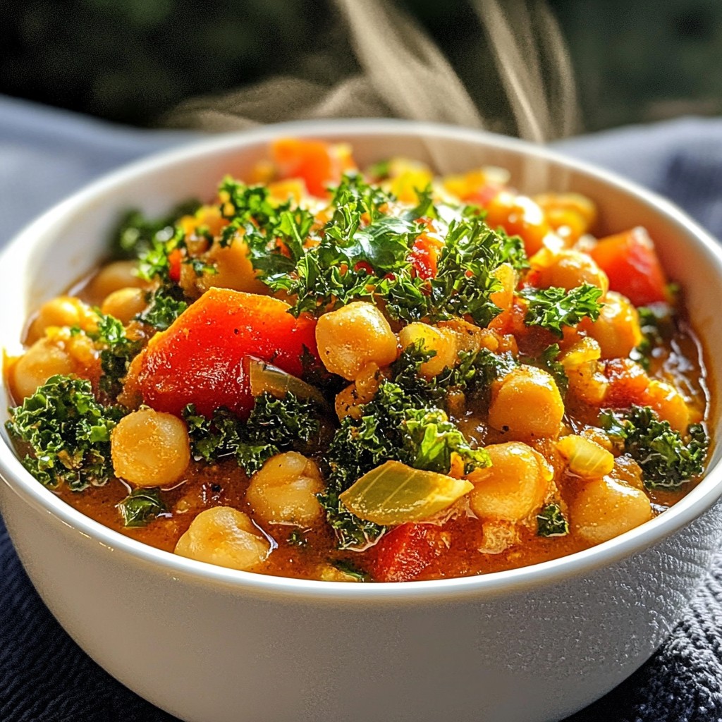 Fiery Harissa Chickpea Stew Nourishing and Flavorful
