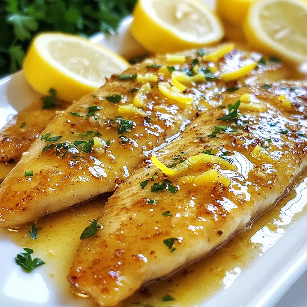Garlic Butter Lemon Tilapia Quick and Tasty Recipe