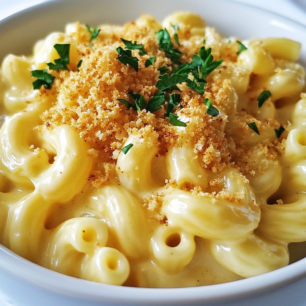 Cashew Cream Mac and Cheese Rich and Creamy Dish