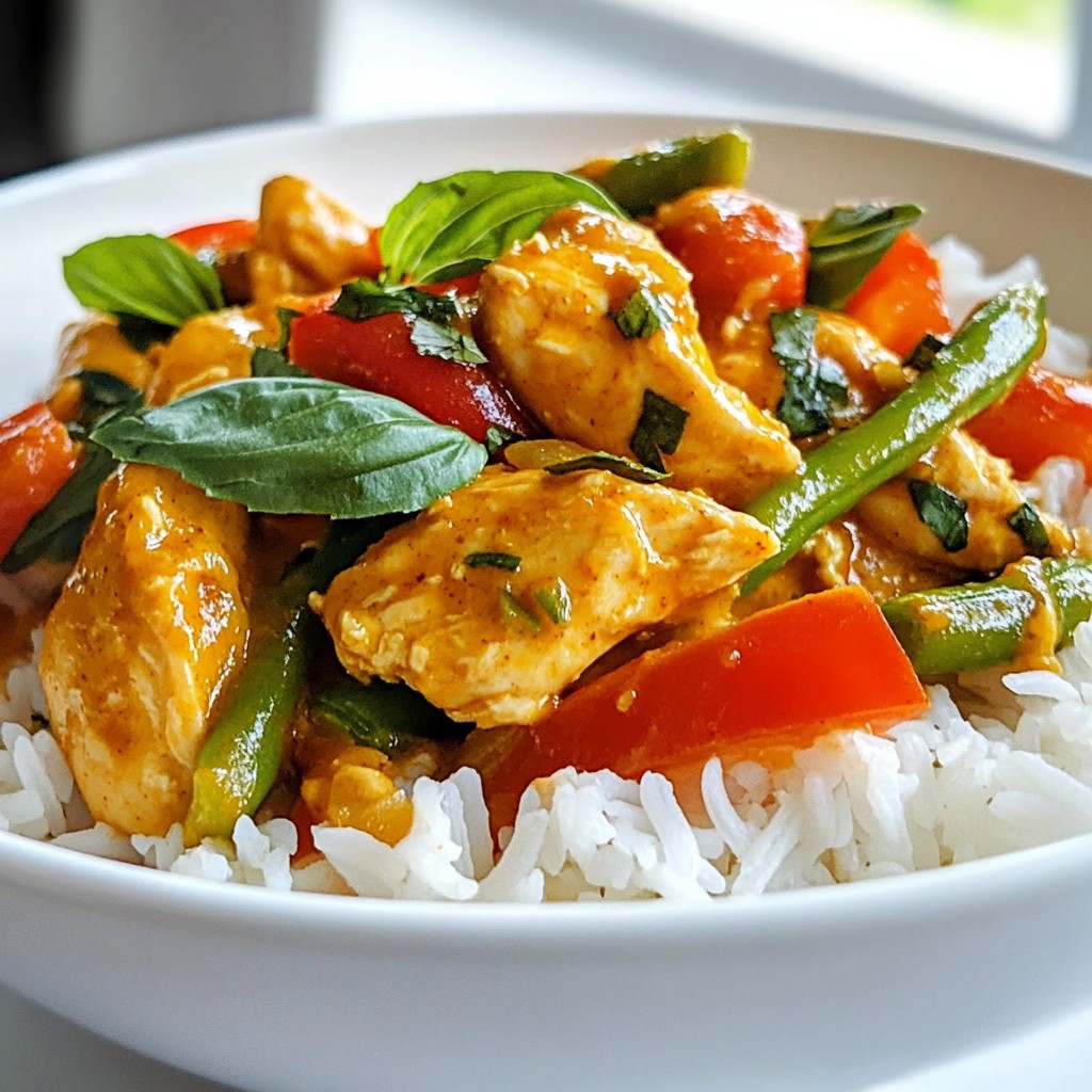 Spicy Thai Chicken Curry Flavorful and Easy Recipe