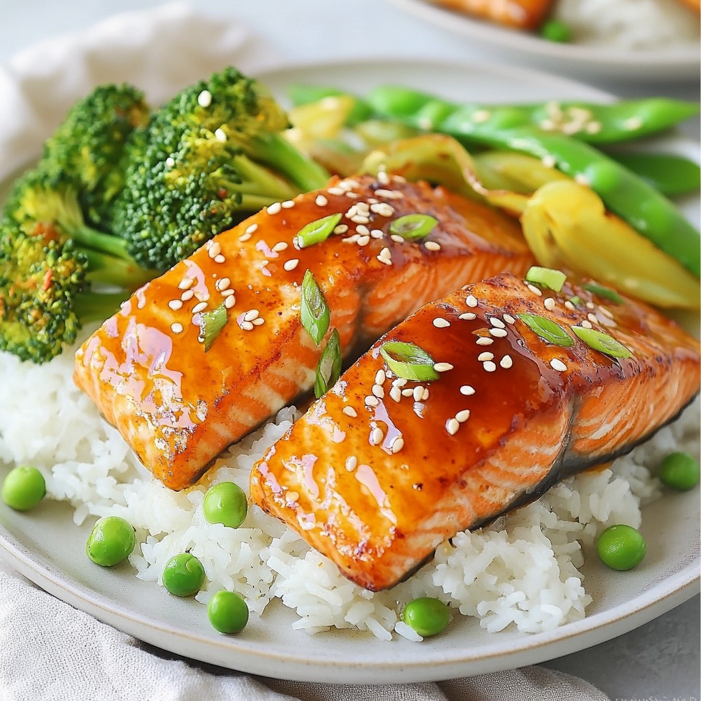 Busy Night Teriyaki Glazed Salmon Quick and Easy Recipe