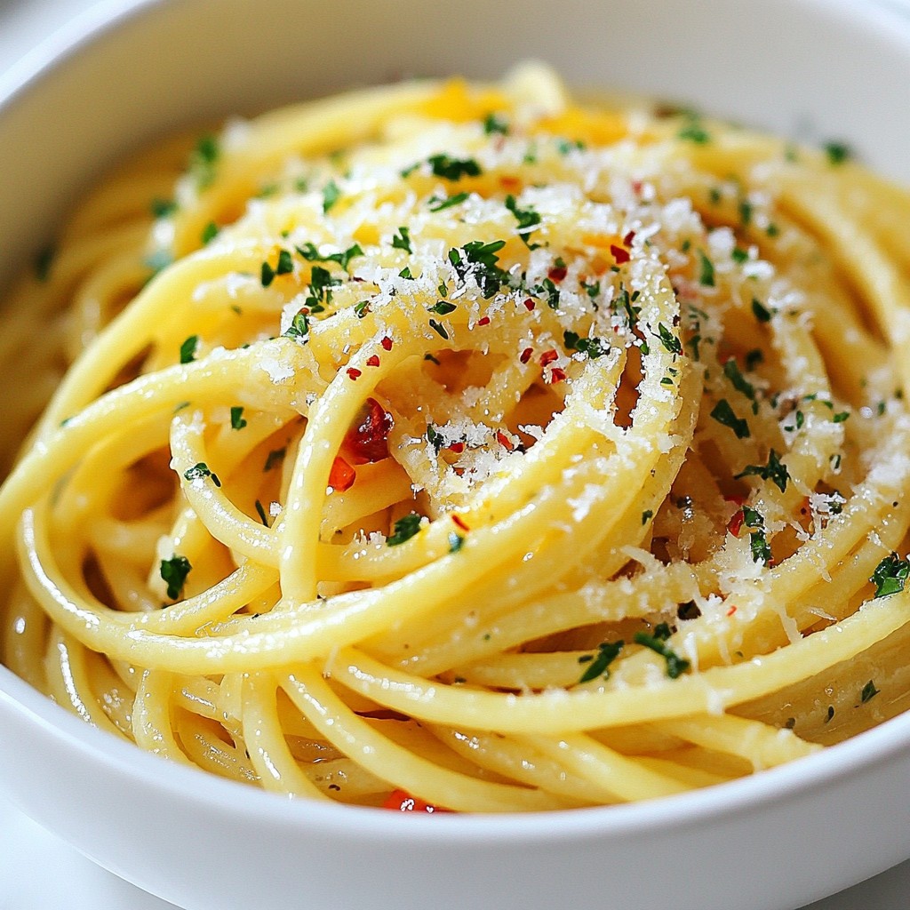 Quick Busy Night Spaghetti Aglio e Olio Recipe