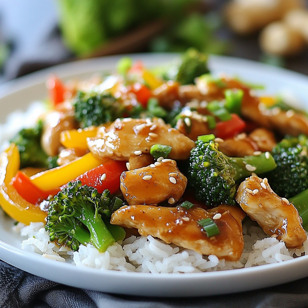 Simple Weeknight Dinner Chicken and Broccoli Stir-Fry